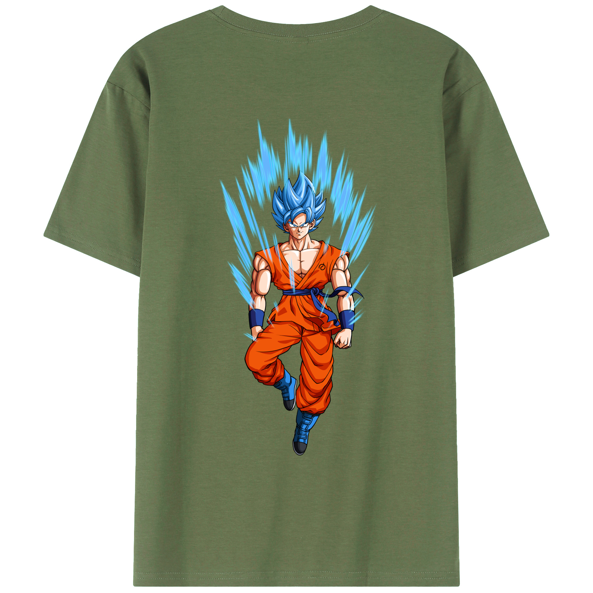 （画像用） ドラゴンボール 孫 悟飯（そんごはん）DRAGON BALL Son Gohan 綿100％ メンズ半袖Tシャツ（バックプリント） 通気性